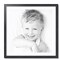 ArtToFrames 28x28" Matted Picture Frame with 24x24" Single Mat Photo Opening Framed in 1.25" Black and 2" Mat (FWM-4083-28x28)